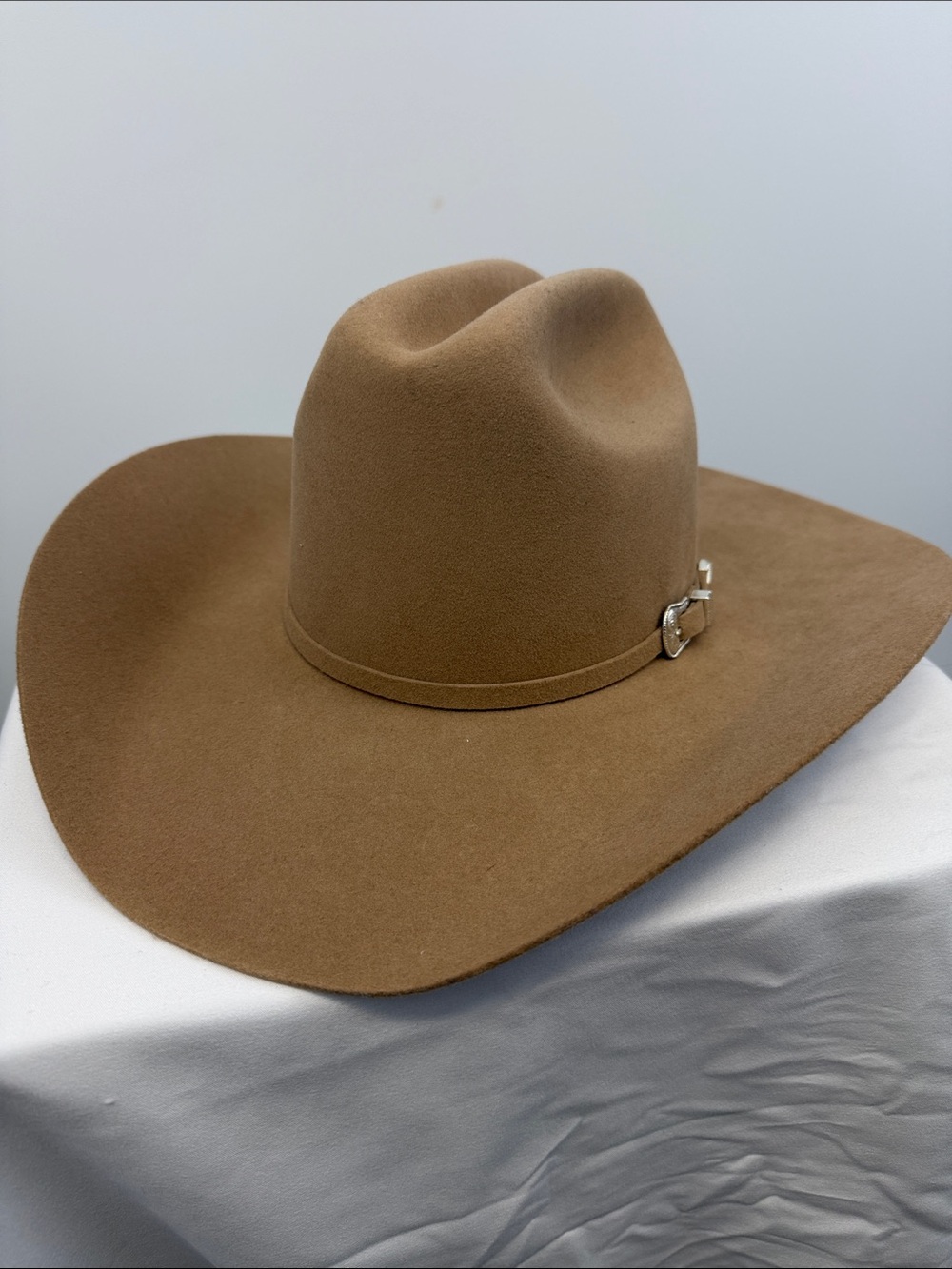 Bailey Western Lightening 4X Angora Blend Cowboy Hat Buckle Accent 6 7/8